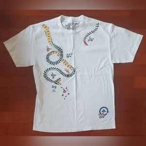 LRG White Graphic Men's T-Shirt Size Large